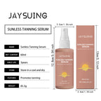Herbal Self Tanning Essence Spray Sunless Tanning Enhance Skin Melanin Liquid Bronzer Natural Tanner For Body Face Nourishing