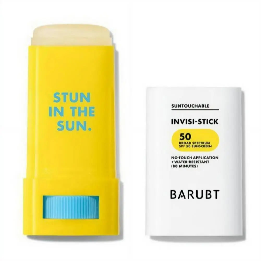 SPF50+ Matte Sunscreen Stick - Waterproof, Refreshing, Hydrating, UV Protection Sunblock Isolation Cream for Face Body Daily Use