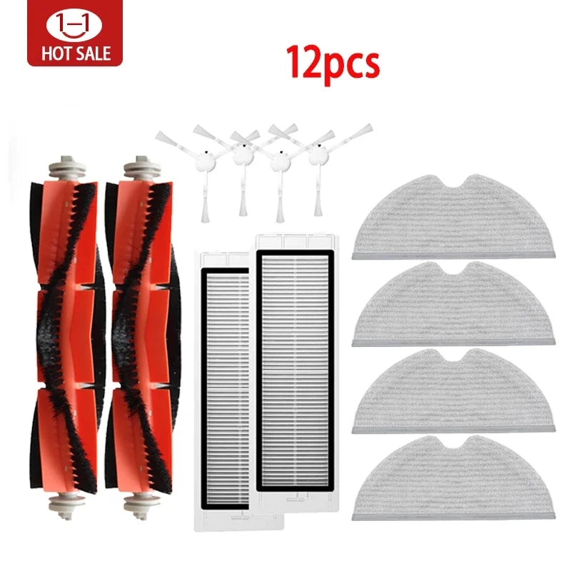For Xiaomi Mijia 1C 1T Mi Robot Vacuum Mop Dreame F9 Hepa Filter Main Side Brush Mop Cloth Robotic Vacuum Cleaner Accessories