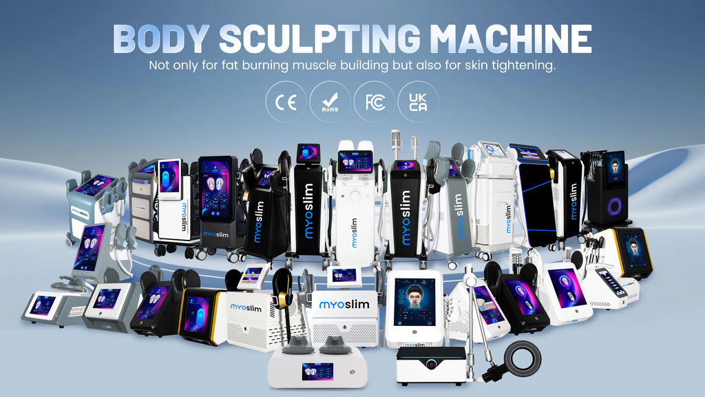 Newest Myoslim Neo RF EMS Body Sculpting Machine 6500W HI-EMT Muscle Stimulator Butt Lift Massage Equipment for Body Shaping