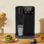 1700W 3L Instant Hot Water Dispenser 3s Heat LED Touch Screen Electric Kettle 25-99°C Temp Control EU Plug for Home Office Black