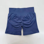 Impact Shorts 4.5" Seamless High Stretch Low Ribbed Band Subtle Glute Contour Shorts Fitness Workout Yoga Gym Shorts