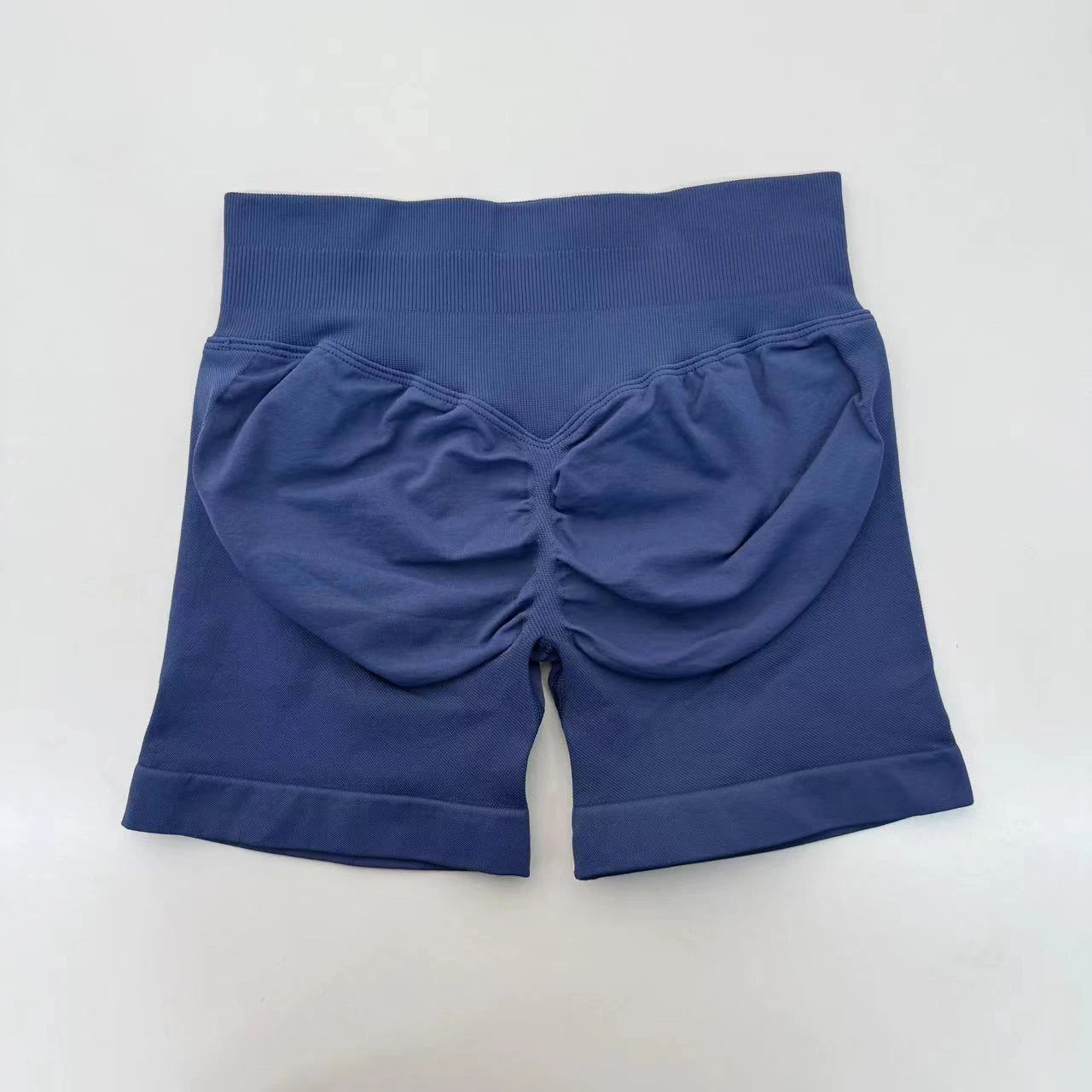 Impact Shorts 4.5" Seamless High Stretch Low Ribbed Band Subtle Glute Contour Shorts Fitness Workout Yoga Gym Shorts
