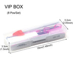 8pcs Nail Files Set 100\180 Nail Sanding Buffer Professional Manicure Files Makeup Pedicure Brushes Tool Extension Kits