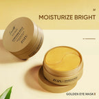 "30pcs 24K Gold Eye Mask Patches - Anti-Aging & Dark Circle Treatment, Hydrating Collagen Boost for Puffy Eyes"