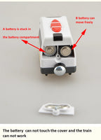 Kids RC Electric Train Set Locomotive Magnetic Train Diecast Slot Toy Fit for Wooden Train Railway Track Toys for Children Gifts