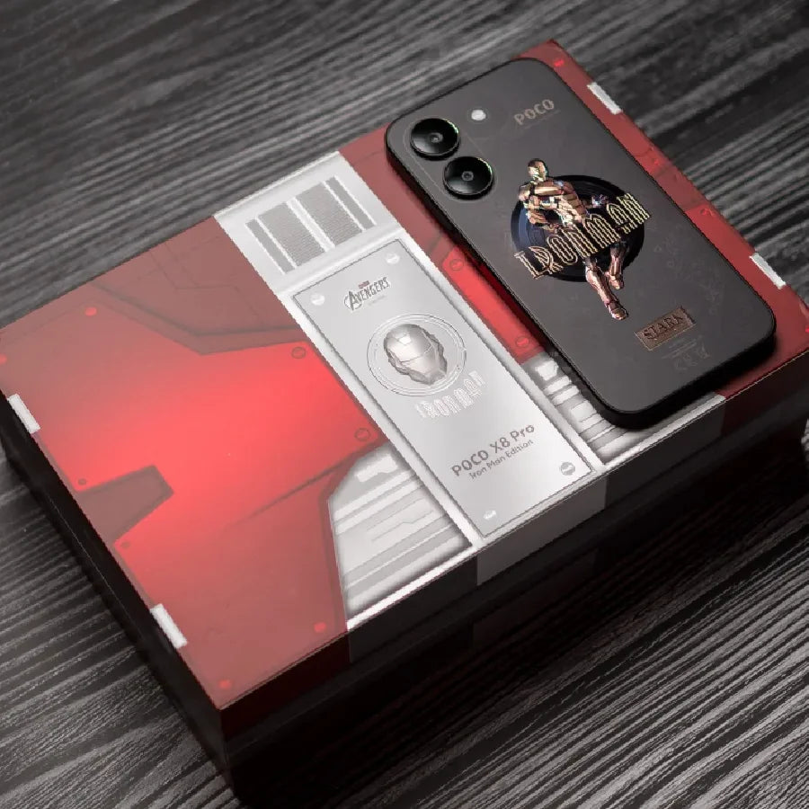 POCO X8 Pro 5G Iron Man Edition 12GB 512GB NFC Smartphone Dimensity 8500-Ultra 6500mAh Battery Sensor Sony IMX882 50MP
