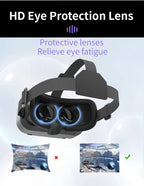 VR Glasses 3D Virtual Reality Headset Devices Helmet Lenses Goggles Smart For Smartphones Phone Cell Mobile Game Viar Viewer Set