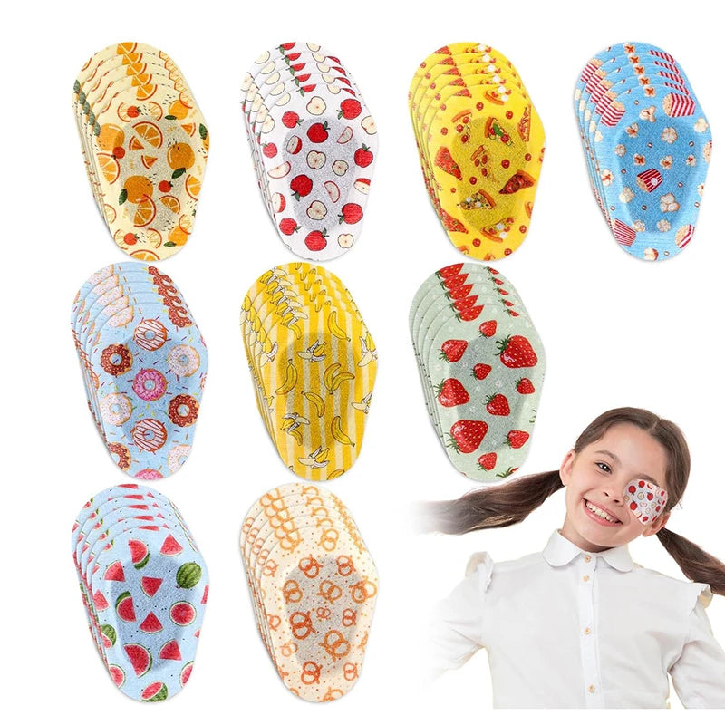 5Pcs Protect Eyesight For Kids Girls Boys Vision Care Hot New Amblyopia Eye Patch Adhesive Eye Patches Medical Sterile Eye Pad Main image