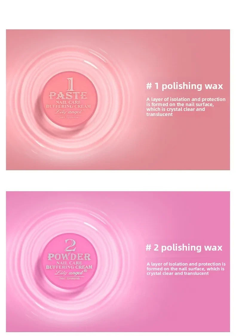 Manicure Set Powder Nail Kit Strengthener Professional Versatile Tools for Travel Girls Women Home Beauty Polishing Wax