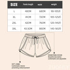 Adult Swimming Trunks Men Boxer Brief Swimsuit Set New Beach Adult Beach Shorts Quick Drying Surf Trunks with Lining Swim Pants