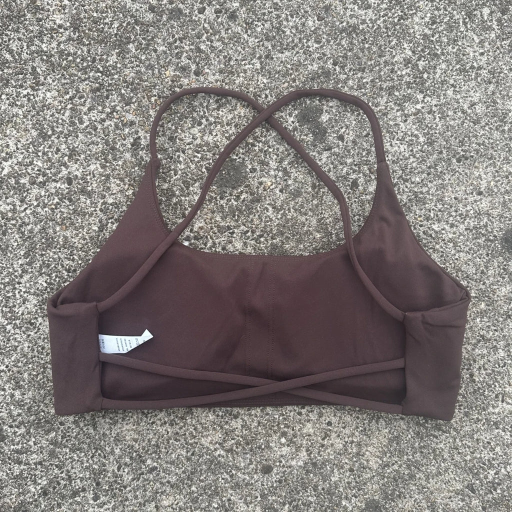 Solid Color underwear Cross Back Women Fitness Sports Bra Top Yoga Comprehensive Training Jog Chest Pad Spaghetti Strap Beauty