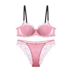 Sexy Lace Bra & Panty Set Minimizer Anti-Sag Full Coverae Adjustable Underwire Big Bust Support Thin Side Support No Spillageg