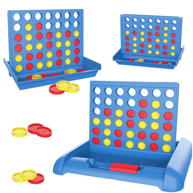 Classic Connect Four Board Game Four in a Row-2 Players Strategy Puzzle Toy for Family Game Kids Adults Durable Plastic Grid Set Main image