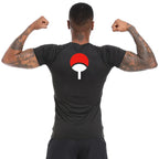 Graphic Compression Shirts for Men Athletic Quick Dry Rash Guard Stretchy Baselayers Undershirts Gym Workout Running Tshirt Tops