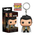 FUNKO POP Supernatural  New Character Castiel with Wing Sam KEYCHAIN Toy Vinyl Figure Collection Pocket  Key Chain Toys
