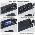 Toy Train Electric Bullet Train Battery Operated Action Locomotive Car High Speed Vehicle with Train Sound Light Gift for Kids