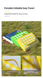 Thick Waterproof Picnic Mat Portable Foldable Ground Blanket for Camping Hiking Beach Grass Outdoor Activities Moisture Proof