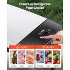 SucceBuy 15L 20L 22L Car Refrigerator Electric Cooler -4°F to 68°F Car Fridge with APP Control Cars Freezer for RVs Camping