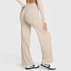 Flared Leggings Straight Leg Leggings Woman Wide-leg Pants Yoga Breathable Fitness Clothing Versatile Casual Pants
