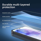 3PCS HD Tempered Glass For Samsung A17 A27 A37 A57 A16 A26 A36 A56 A55 A53 A54 A35 A25 A15 Screen Protector Samsung Galaxy S26 S25 S24 Ultra Cristal Templado S24 FE S23 S22 S21 Plus