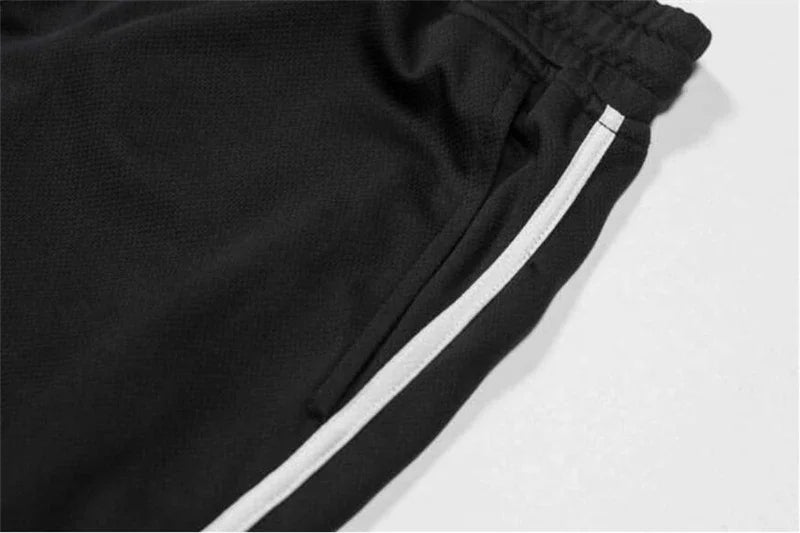 Summer Sports Shorts Breathable  Mesh Men's Drawstring Elastic Pants Running Training Pants Outdoor Fitness Jogging Straight
