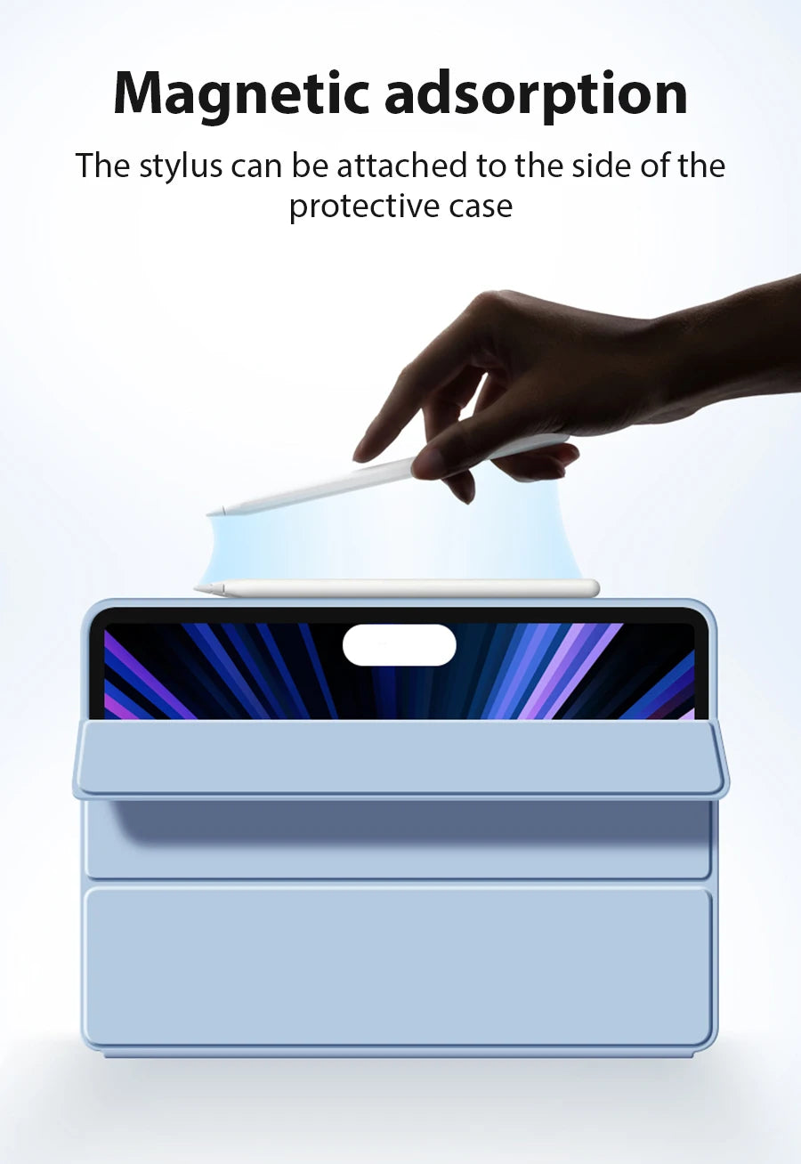 Case For iPad Pro 13 11th M5 M4 12.9 A16 10 9 8 9th 10th Generation For Ipad Air 11 M2 M3 5 4 3 Mini 6 7 2025 Cover Accessories