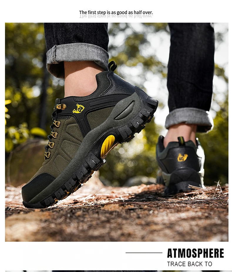 Mens & Women Classical Hiking Boots Summer Winter Outdoor Non Slip Fashion Sneakers Ankle Boot Boys Rubber Climbing Shoes Autumn