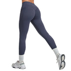 Women's Gym High-waisted High-stretch Yoga Pants with Side Pockets Leggings Workout Running Tights Quick-dry Fitness Trousers