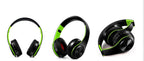 Men Gift Gold Wireless Headphones Bluetooth Earphone Stereo Headset Game with Build-in MIC with Universal for Android and iOS