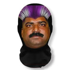 Funny Indian Facial Expression Spoof Abstract Humorous Mask Novelty Live Streaming Outdoor Prop Cosplay Costume Accessories