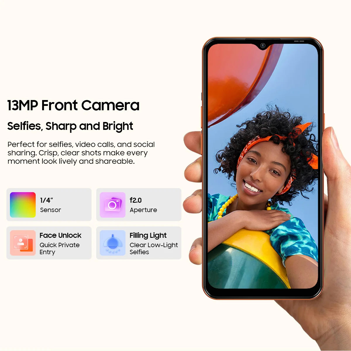 Blackview WAVE 7C Smartphone 6.56'' HD+IPS 5000mAh Battery 16GB(4+12)+64GB Unisoc Cell Phone 32MP+13MP 4G Android 16 Dual SIM