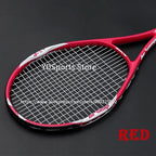 High Quality Carbon Aluminium Alloy Strung Tennis Racket For Adult Tenis Rackets 4-1/4 Inch Strings Bag Raquet Padel Men Women
