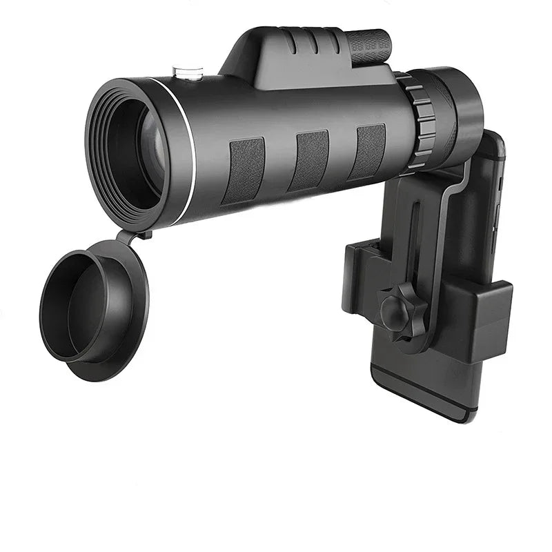 DISCOVERY 40x60 Monocular Telescope with Smartphone Holder & Tripod, High Power BAK4 Prism Lens Monocular For Hunting Camping