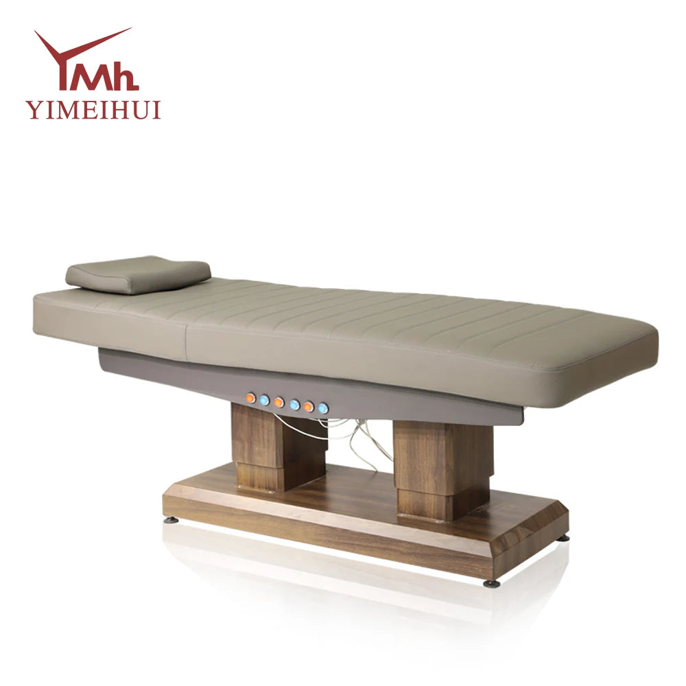 Modern Design Electric Spa Treatment Equipment Beauty Bed with Adjustable Leg Backrest 4 Motor Facial Massage Table