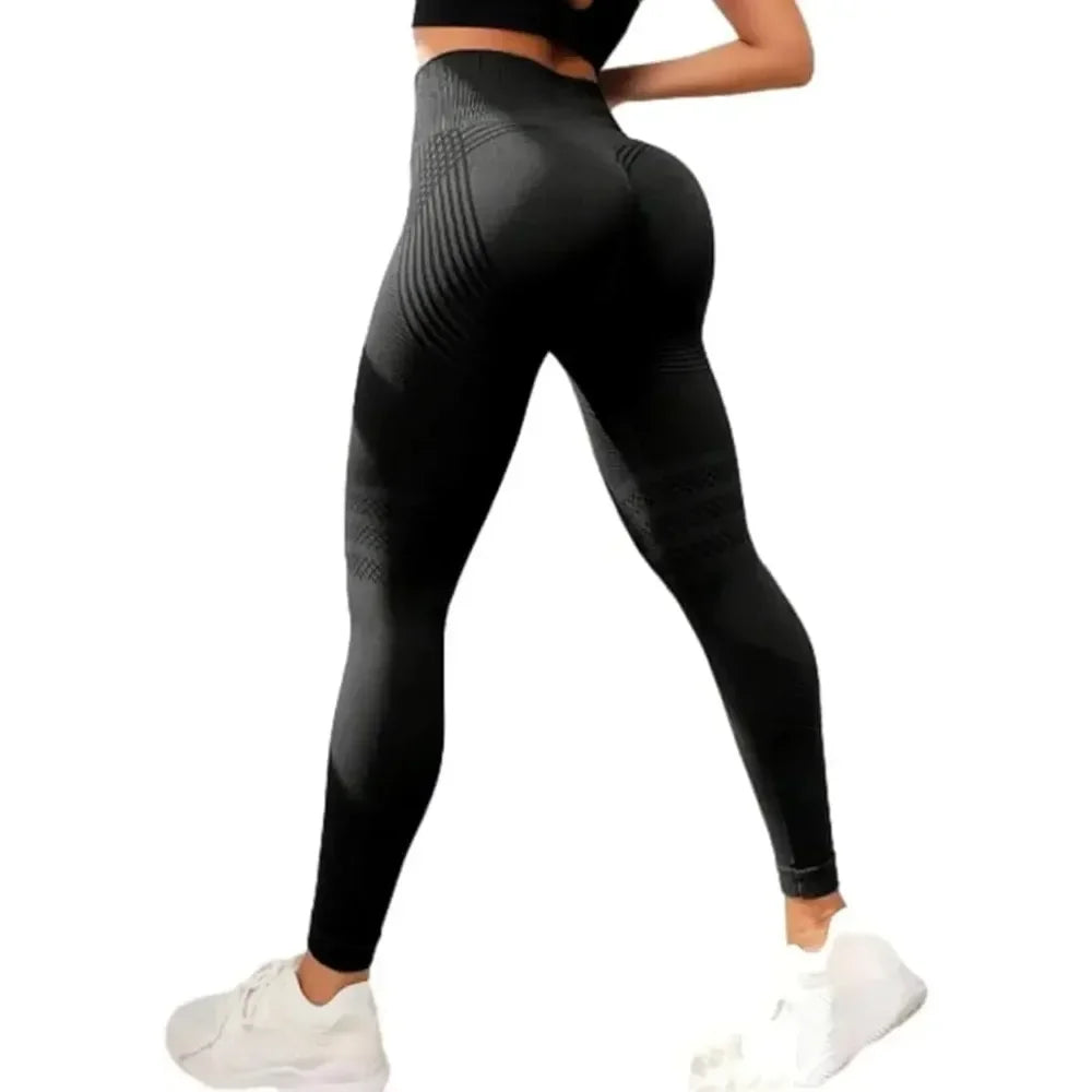 Women's Cellulite 3D Leggings, High Waisted Butt Lifting Tummy Training Control, Anti Cellulite Legging for Gym Workout Yoga Secondary image