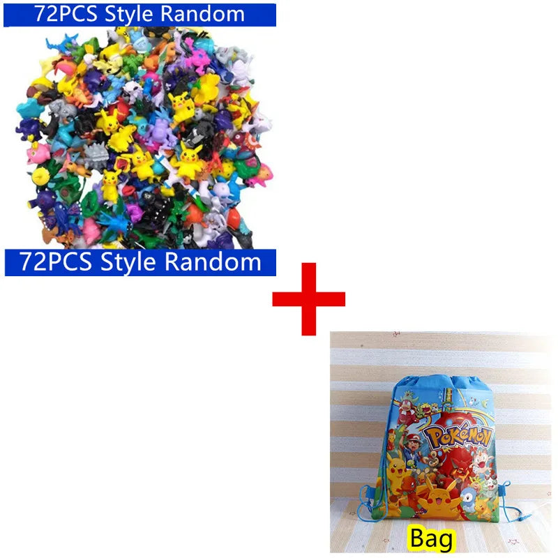 144 Style Anime  Action Figure Model Pokemon Figure Toys Ornamental Decoration Collect Toys For Children's Christmas Gift