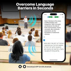 UYUXIO Real Time Translator Headphones AI Language Translation Earbuds 144 Languages & Accents 3 in 1 OWS Ear Buds for Business