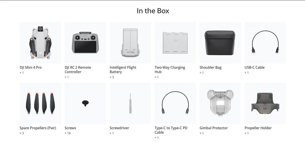 DJI Mini 4 Pro Mini Drone with 4K HDR Video Camera 34 Minutes Flight Time 20km Max Video Transmission Range New Original C0