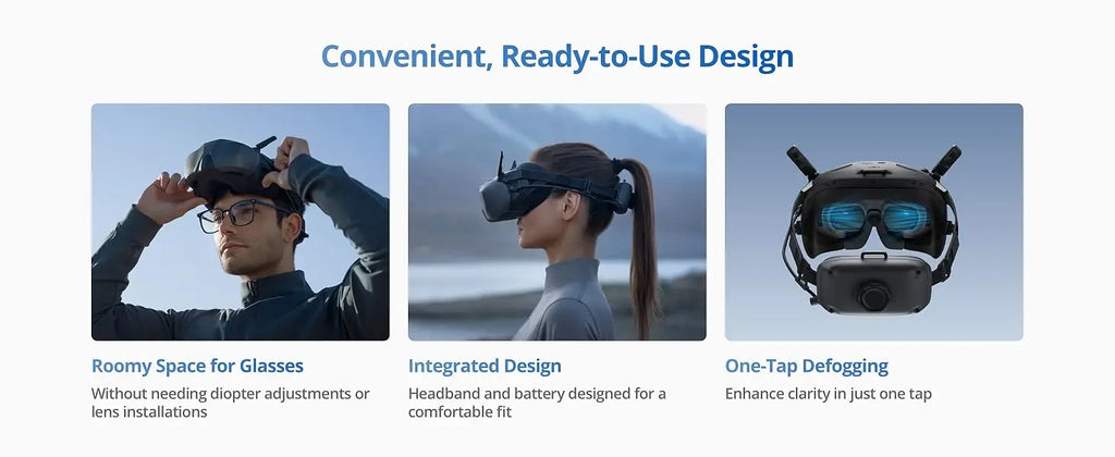 DJI Goggles N3 FPV Goggles 1080p Ultra Wide Screen Immersive Flight Experience FPV Wireless Streaming Goggles N3 New Original