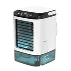 Compact Air Conditioner Fan Mini Evaporative Cooler with Ice Box & Large Water Tank USB Personal Cooler for Bedroom