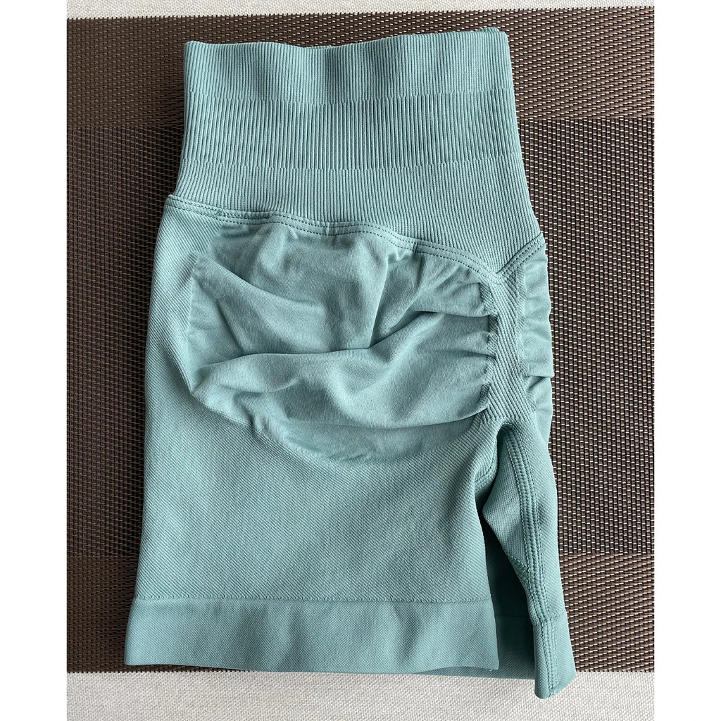 TKITK Shorts Seamless Yoga Pants Women's Fitness Outfits Shark Bite Shorts for Gym Running Cycling Bike Wear Leggings