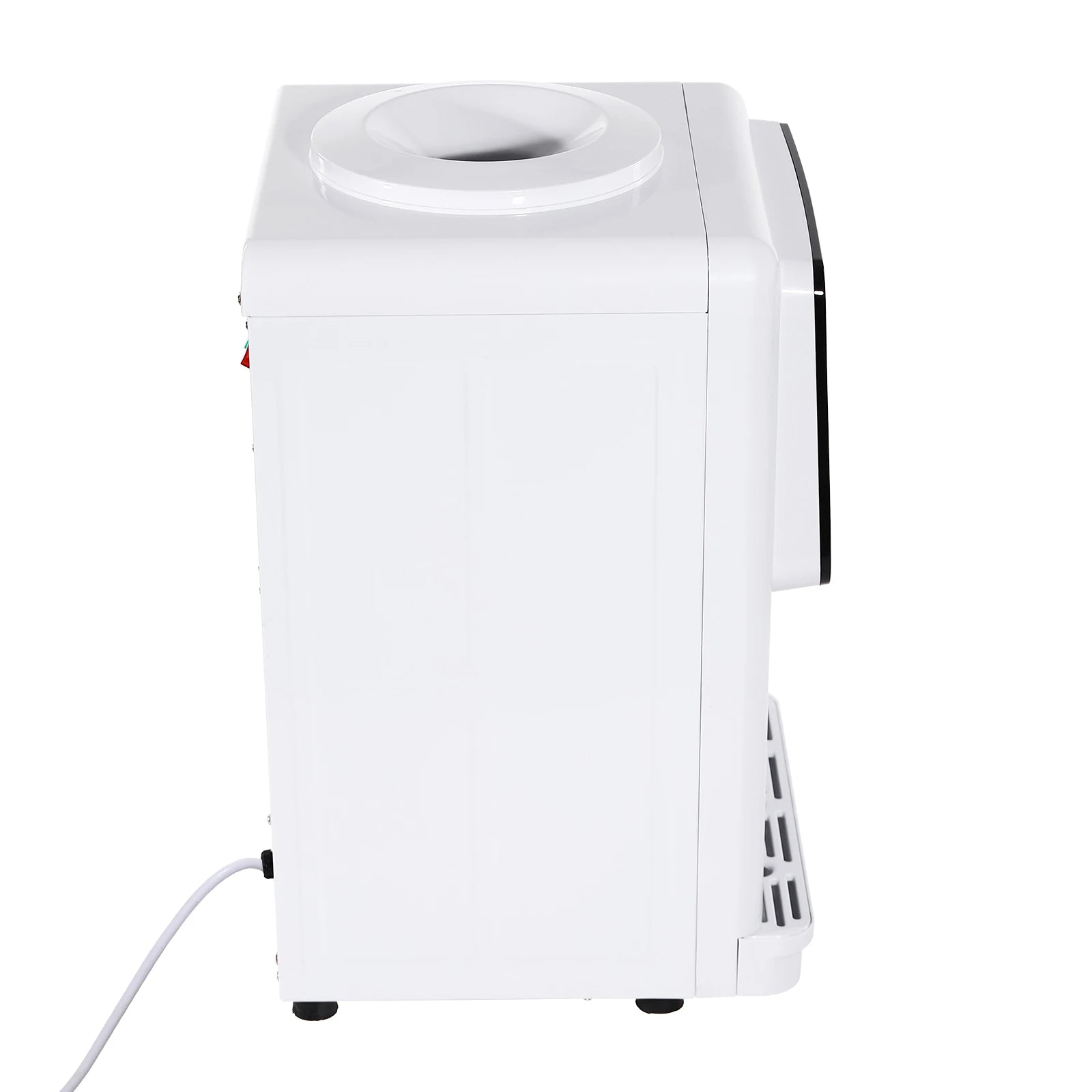 Modern White Electric Water Dispenser, 31* 30*48cm Water-cooled Dispenser, 500W Desktop Electric Cold And Hot Water Dispenser