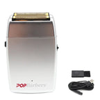 11000 RPM POP Barbers P620 Professional Electric Men's Beard Trimmer Double Foil Shaver Electric Shaver USB Hair Cutting Machine