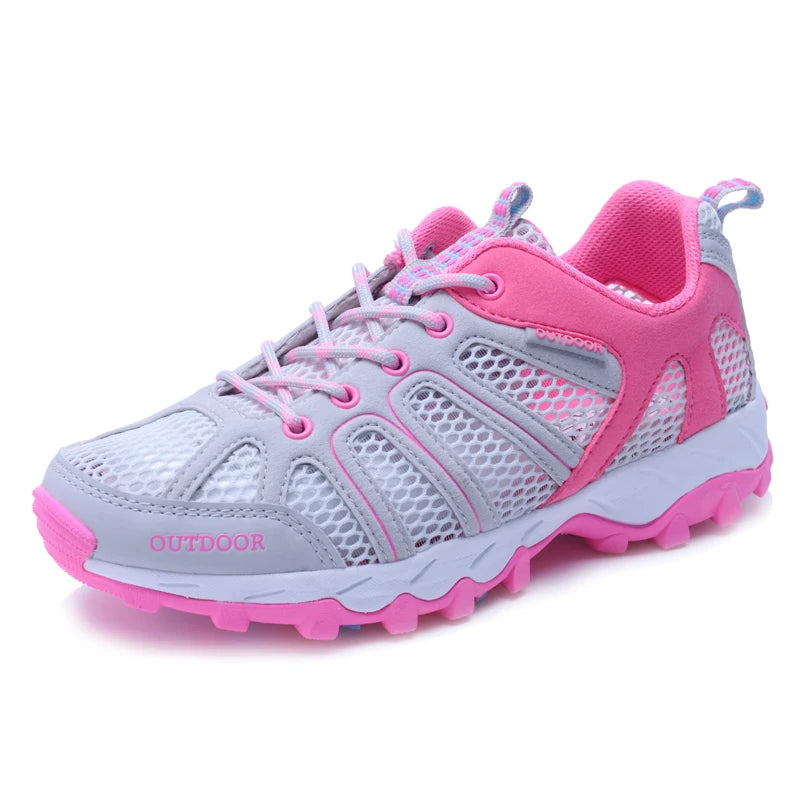 Spring Summer Men Women Outdoor Sneakers Trekking Hiking Shoes Sports Trail Running Shoes Thick Soles Sales Promotion Discount Main image