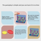 Classic Connect Four Board Game Four in a Row-2 Players Strategy Puzzle Toy for Family Game Kids Adults Durable Plastic Grid Set