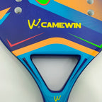 Camewin Beach Tennis Racket 50% Carbon Inner Core EVA Foam Fibe Send Protective Bag High Quality Tennis Racket 2024 the New