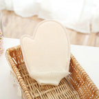2-in-1 Body Scrub Shower Glove, 1 Piece Natural Cotton Linen Gentle Exfoliating Scrubber With Mesh Texture For Home Spa