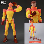 9L3D Printed Deadpool Wolverine Batman Spider-Man Venom Action Figures Dummy13 Lucky13 T13  Anime Model Toys Collectors Gifts