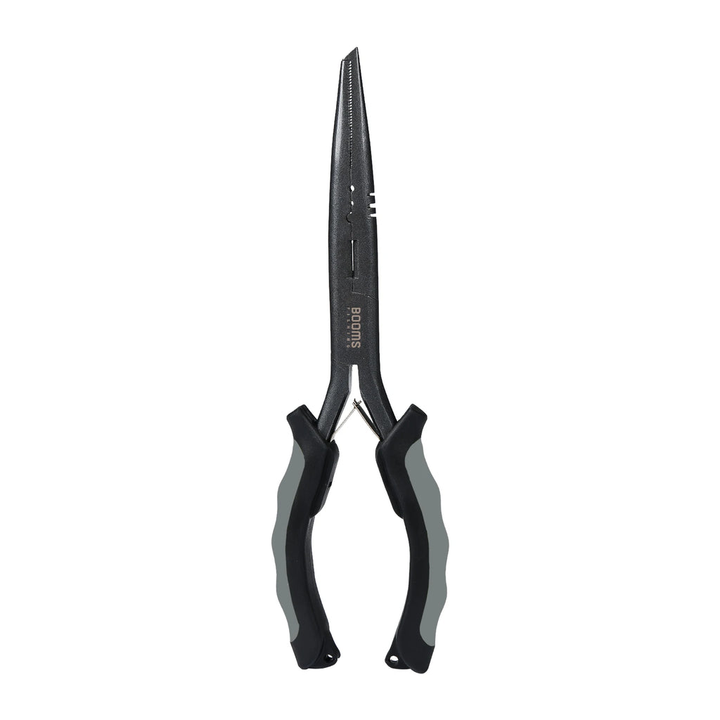 Booms Fishing F03 Fisherman's Fishing Pliers 23cm Long Nose Hook Remover Tool Stainless Steel Line Cutter Scissors Fishing Tongs